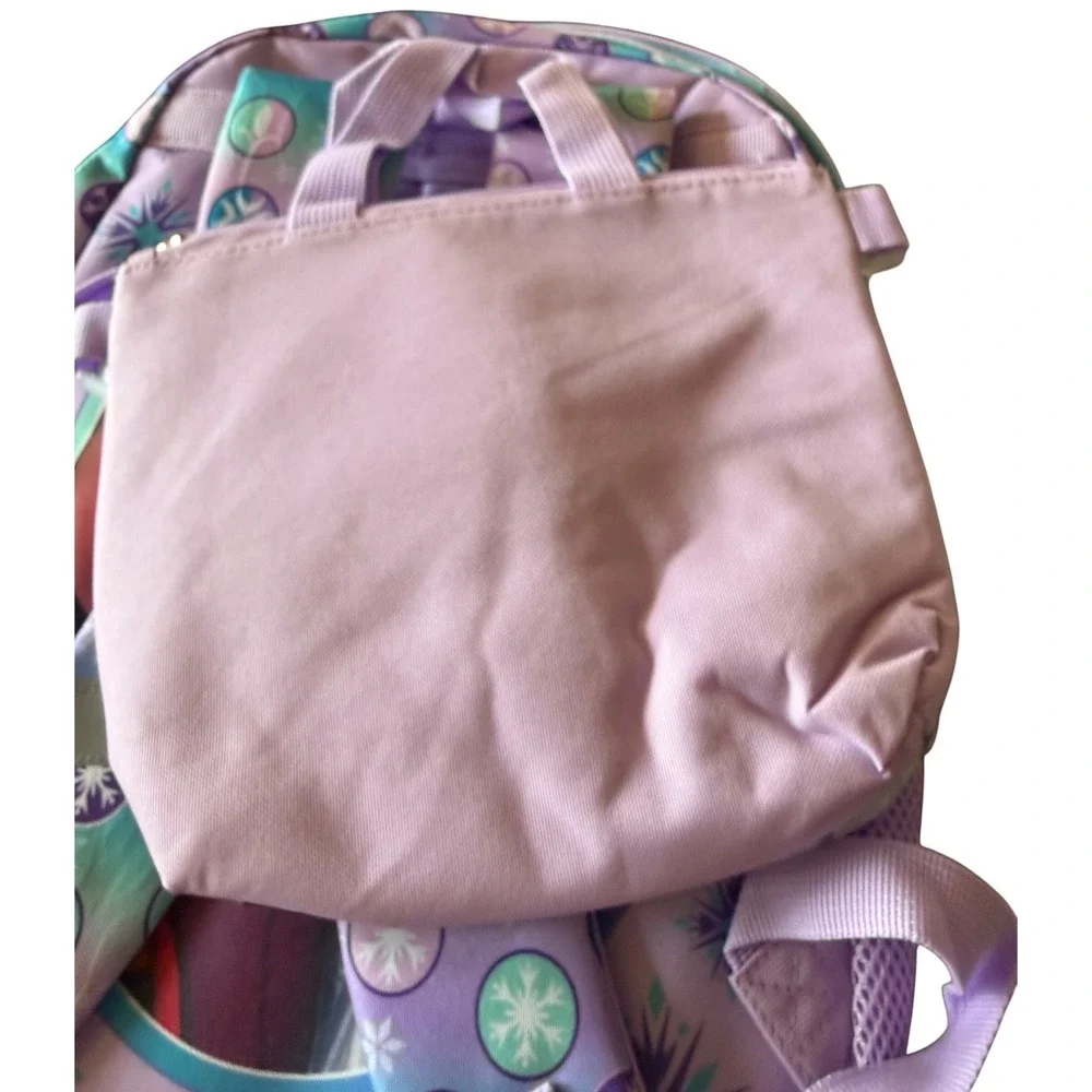 Disney Frozen Backpack, lunchbox  Elsa Front Pocket Kids School‎ Bag